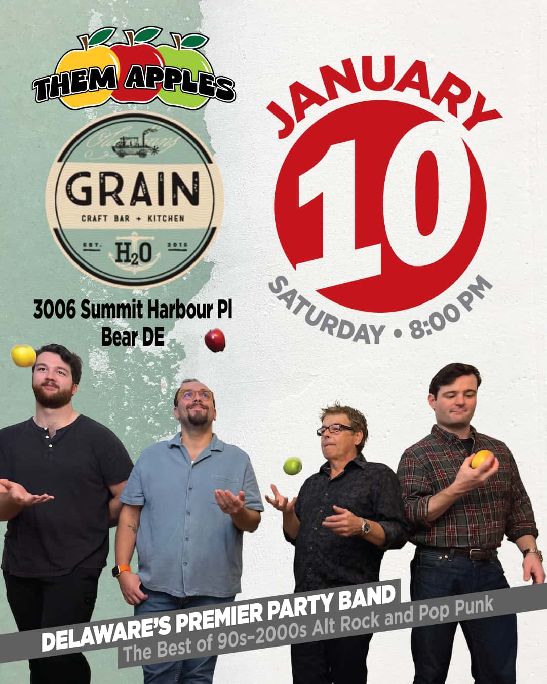 Them Apples plays Grain H2O